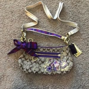 Coach poppy collection purse